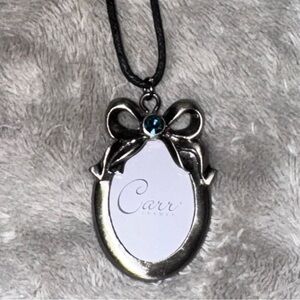 Carr Frames Sapphire Blue September Birthstone Mini Frame Necklace NEW!